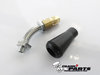 40-degree throttle cable adjuster / Keihin PWK PJ PWM PE Mikuni TM VM carburetor